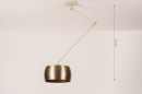Hanglamp 31177: landelijk, modern, eigentijds klassiek, messing #10