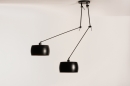 Hanglamp 31182: modern, eigentijds klassiek, metaal, zwart #14