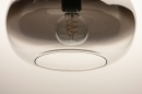 Foto 31186-6: Plafondlamp van rookglas met verloop van smoke naar helder glas 