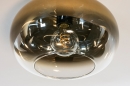 Foto 31187-5: Plafondlamp van goud glas 