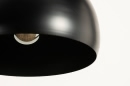 Foto 31199-11 anders: Zwarte hanglamp met drie zwarte bollen 