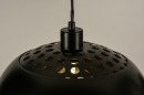 Foto 31199-17 anders: Zwarte hanglamp met drie zwarte bollen 