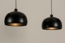 Hanglamp 31200: modern, retro, metaal, zwart #3