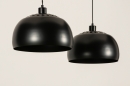 Hanglamp 31200: modern, retro, metaal, zwart #6