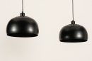 Hanglamp 31200: modern, retro, metaal, zwart #7