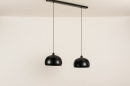 Hanglamp 31200: modern, retro, metaal, zwart #8