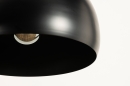 Hanglamp 31200: modern, retro, metaal, zwart #9