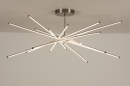 Plafondlamp 31202: modern, staal rvs, kunststof, metaal #2