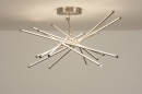 Plafondlamp 31202: modern, staal rvs, kunststof, metaal #8
