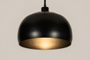 Hanglamp 31205: modern, retro, metaal, zwart #3