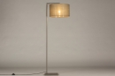 Vloerlamp 31207: landelijk, modern, staal rvs, stof #3