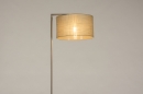 Vloerlamp 31207: landelijk, modern, staal rvs, stof #4
