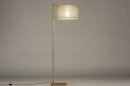 Vloerlamp 31208: modern, eigentijds klassiek, messing, geschuurd #3