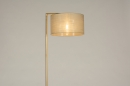 Vloerlamp 31208: modern, eigentijds klassiek, messing, geschuurd #4