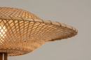 Foto 31212-9 detailfoto: Driepoot vloerlamp met rotan kap