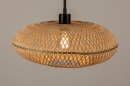 Hanglamp 31216: landelijk, modern, metaal, riet #2