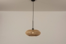 Hanglamp 31216: landelijk, modern, metaal, riet #3