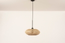 Hanglamp 31216: landelijk, modern, metaal, riet #4
