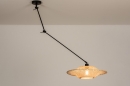Hanglamp 31224: landelijk, modern, metaal, riet #3