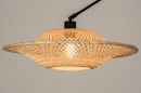 Hanglamp 31224: landelijk, modern, metaal, riet #6