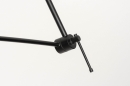 Hanglamp 31225: modern, metaal, riet, zwart #10