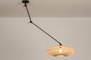 Hanglamp 31226: landelijk, modern, metaal, riet #3
