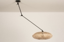 Hanglamp 31226: landelijk, modern, metaal, riet #5
