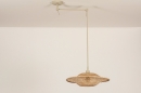 Hanglamp 31229: landelijk, modern, metaal, riet #3