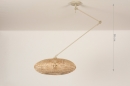 Hanglamp 31231: landelijk, modern, metaal, riet #1