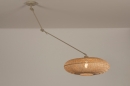 Hanglamp 31231: landelijk, modern, metaal, riet #2