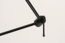 Hanglamp 31232: modern, metaal, riet, zwart #10