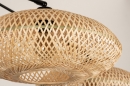 Hanglamp 31232: modern, metaal, riet, zwart #9