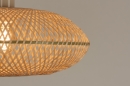 Foto 31237-10 niet_in_feed: Dubbele hanglamp met rotan kappen en twee zandkleurige knikarmen