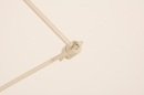 Foto 31238-10 detailfoto: Beige verstelbare hanglamp met twee rotan kappen