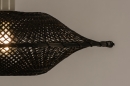 Hanglamp 31240: landelijk, modern, metaal, riet #12
