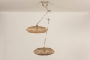 Hanglamp 31241: landelijk, modern, metaal, riet #5
