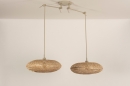 Hanglamp 31241: landelijk, modern, metaal, riet #6