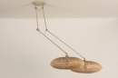 Hanglamp 31241: landelijk, modern, metaal, riet #7