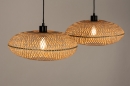 Hanglamp 31242: landelijk, modern, metaal, riet #5