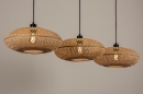 Hanglamp 31247: landelijk, modern, metaal, riet #3