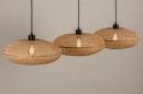 Hanglamp 31247: landelijk, modern, metaal, riet #4