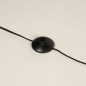 Foto 31263-12 detailfoto: Zwarte staande leeslamp met beige linnen kap