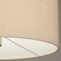 Foto 31268-7 detailfoto: Vloerlamp met beige linnen lampenkap