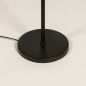 Foto 31269-9 detailfoto: Zwarte staande lamp met beige linnen lampenkap