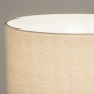 Foto 31270-8 detailfoto: Landelijke vloerlamp van licht hout met beige linnen lampenkap