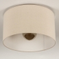 Foto 31271-4 niet_in_feed: Plafondlamp met beige lampenkap van linnen