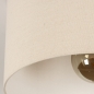 Foto 31271-6 detailfoto: Plafondlamp met beige lampenkap van linnen