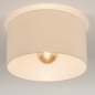 Foto 31271-7: Plafondlamp met beige lampenkap van linnen