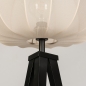 Foto 31274-8 detailfoto: Lampion vloerlamp met zwart metalen poten
