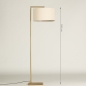 Vloerlamp 31277: modern, eigentijds klassiek, art deco, messing #1